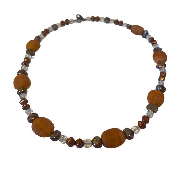 Artisan Designed Strand of Jasper w/ intermingled complimentary colored beads. - Picture 5 of 6